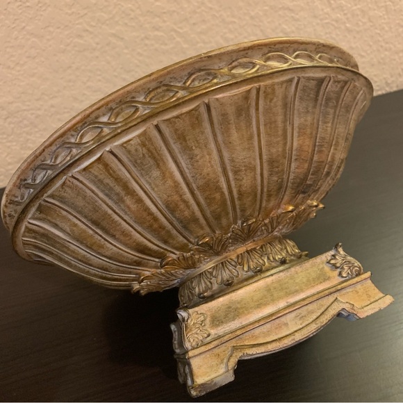 Rustic ornate Tuscany decorative bowl / tray - Picture 4 of 9